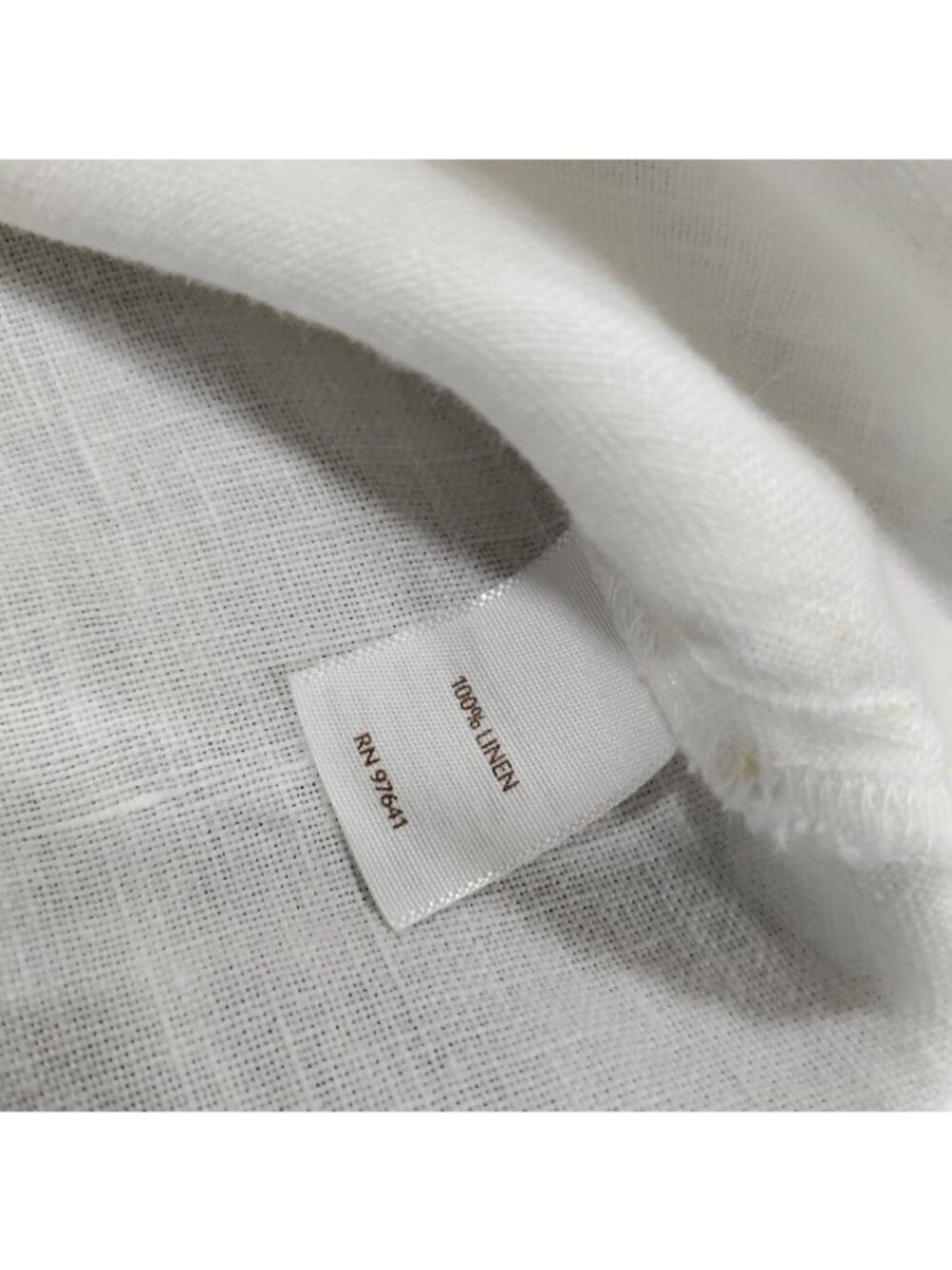 Pure Jill Linen Artsey Lagenlook Layers 100% Linen Cardigan Jacket Cream Size L - Picture 9 of 13